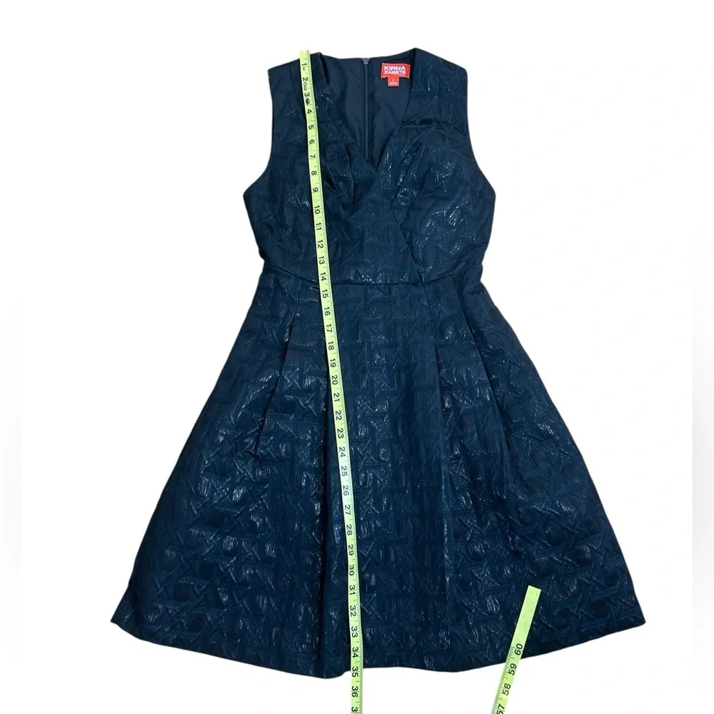 Kirna Zabete at Target Black Metallic Fit & Flare Mini Dress size 2